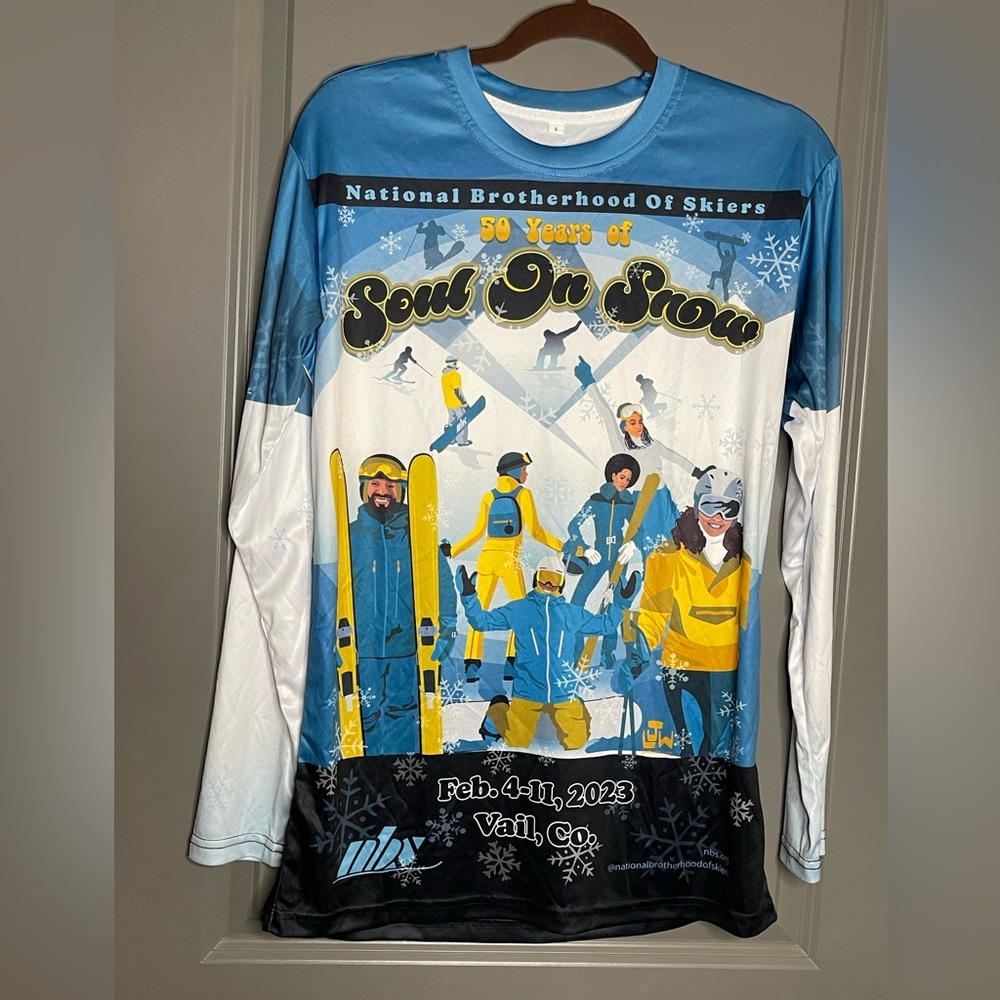 Soul On Snow Graphic Long Sleeve Shirt size medium